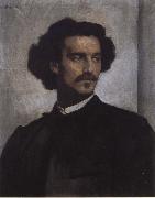 Anselm Feuerbach Self-Portrait oil